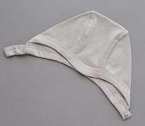 Чепчик Little Star Petit Bebe Карапуз с кнопкой светло-серый 38