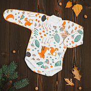 Боди Vikalex Лесные зверята длинный рукав 50