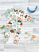 Комбинезон Mjolk Sleep and Play Ферма на манжетах 56