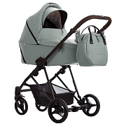 Детская коляска Bebetto Yoddi Pro 3 в 1 с автокреслом Avionaut Cosmo 04 шалфей кожа