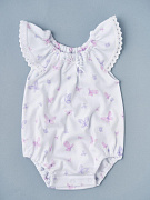 Боди с крылышками Little Star Лиловые бабочки 3732 (ЧЗ-мз) белый 62