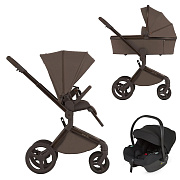 Детская коляска Anex Flo x Avionaut Cosmo 3 в 1 без адаптеров Browny/ss-06 Black