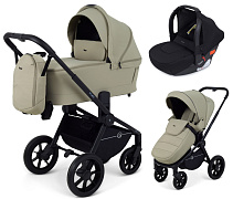 Детская коляска Rant Flex 3 в 1 RA076 с автокреслом Cruise Black Light Green