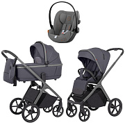 Коляска Carrello Vector CRL-6550 и автокресло Cybex Cloud G i-Size Lava Grey 3 в 1 Landscape Grey