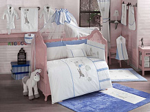 Детский комплект в кроватку Kidboo Little Farmer 6 предметов Blue