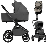 Коляска 3 в 1 Sweet Baby SBL Orso New + автокресло Premier Plus Begie New Dark Grey