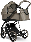 Детская коляска Roan Sol Vintage Luxury Leather 2.0 2 в 1 VEGA26DB Rum Raisin/Nickel/руч.Cappuccino