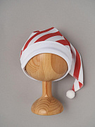 Колпачок Little Star Новогодние полоски 855 белый 38