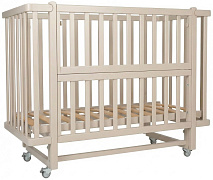 Детская кроватка Polini kids Simple 355 с маятником кашемир