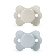 Набор физиологических пустышек Suavinex Butterfly, 0-6 мес 309002 BG+BL