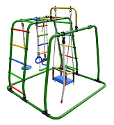 Детский спортивный комплекс Формула здоровья Игрунок Т Плюс зелёный/радуга