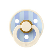 Пустышка латексная Bibs Studio Colour - Block, 0+ 10022304 Ivory Dusty Blue