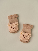 Носочки махровые Little Star 00550 (ЧЗ-мз) мишка, мокко, 9 см