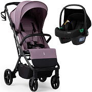 Прогулочная коляска Sweet Baby Aura Plus Basic SBL + автокресло Elegante Plus Rose