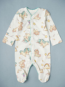 Комбинезон на кнопках Little Star Единороги 30032 (ЧЗ-мз) крем 56