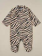 Комбинезон-стойка на кнопках Little Star Зебра 30521 (ЧЗ-мз) 68