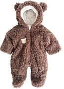 Комбинезон демисезонный Lappetti Тедди с ручками КД031 ЧЗ КД 031/4 коричневый р.62 62