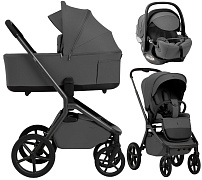 Коляска 3 в 1 Sweet Baby SBL Orso New + автокресло Premier Grey New Dark Grey