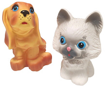 Игрушки для купания Uviton Щенок и Котенок 2 шт 0085/05