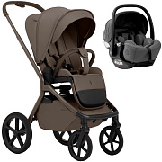 Прогулочная коляска Sweet Baby SBL Orso + автокресло Premier Grey Beige Neo