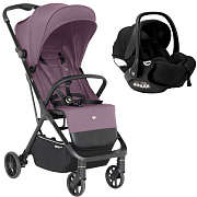 Прогулочная коляска Sweet Baby Aura + автокресло Premier Black Rose