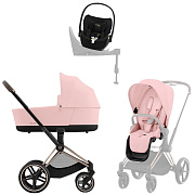 Коляска Cybex Priam IV Rosegold complete Cloud T Jeremy Scott Wings Base T 4 в 1 Peach Pink