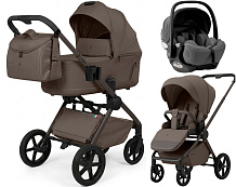 Коляска 3 в 1 Sweet Baby SBL Alba 2.0 и автокресло Premier Grey Dark Beige