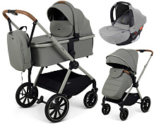 Детская коляска Rant Moss Prime 3 в 1 с автокреслом Cruise Grey Grey
