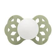 Пустышка силиконовая ночная Bibs Infinity Glow Symmetrical, 0+ 441270 Sage