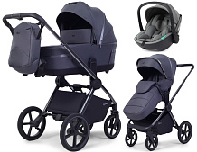 Детская коляска Rant Falcon Soft Therm 3 в 1 с автокреслом Miro Olive Graphite