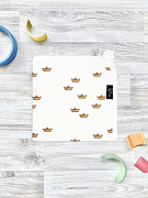 Двусторонний плед Mjolk Бумажные кораблики 120х85 см