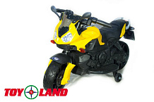 Детский электромотоцикл Toyland JC917 Желтый