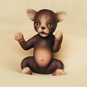 Игрушка Magic Manufactory коллекция Magic Pets Чихуахуа 15 см коричневый