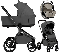 Коляска 3 в 1 Sweet Baby SBL Orso New + автокресло Premier Begie New Dark Grey