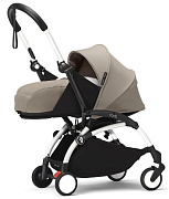 Коляска для новорожденных Stokke YOYO3 Newborn Pack 0+ рама белая White Taupe