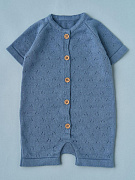 Песочник вязаный Little Star 0083 (ЧЗ-мз) индиго 68