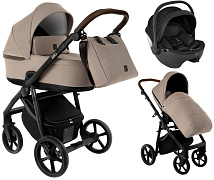 Детская коляска Roan Esso 3 в 1 с автокреслом Pituso Baesa Pro Black ESS110/1 Hazel/Black