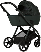 Детская коляска Adamex Vivo Natura 3 в 1 V12-FOREST (Т.ЗЕЛЕН + Т.ЗЕЛЕН. КОЖА)