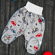 Ползунки Vikalex Транспорт на широкой резинке 62