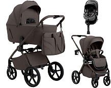 Коляска 4 в 1 Sweet Baby SBL Elegante Therma Colore 2.0 и автокресло Premier Plus Grey Chocolate Brown