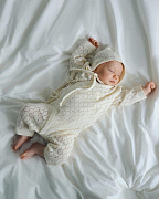 Комбинезон детский Loomknits LW5440 молочный 56