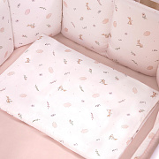 Детское постельное белье Perina Sleepy 3 пр. КПБ3.100 КПБ3.100-SL.07, розовый