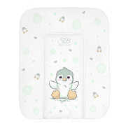 Пеленальный матрасик Sweet Baby Sweet Baby Pinguino 48х71 см Green (пингвин зеленый)