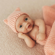 Пупс Magic Manufactory коллекция Magic baby 12 см розовый