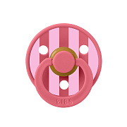 Пустышка латексная Bibs Studio Colour - Block, 0+ 10022234 Coral Baby Pink