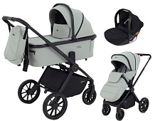 Детская коляска Rant Falcon Neo 3 в 1 с автокреслом Cruise Black Sage