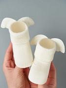 Носочки трикотажные Little Star 00054 (ЧЗ-мз) ангелочек, крем, 6 см