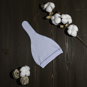 Шапочка гномик Vikalex Ажур голубой 32