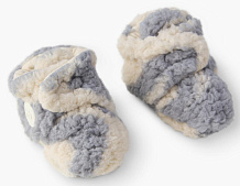 Пинетки детские Happy Baby 89057-0 ЧЗ серо-голубой / grey&blue, 10 1