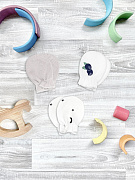 Рукавички-антицарапки Mjolk Голубика, Песочный серый, Ночное небо сет из 3х пар